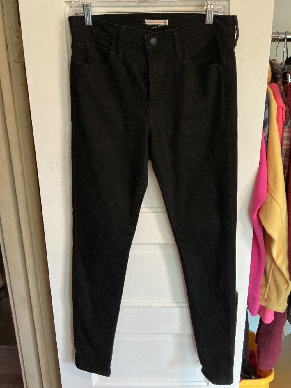Levi’s 720 High Rise Super Skinny Black Jeans
